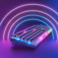 Hoco GM18 Luminous Wired Keyboard and Mouse Set 104 Keys 800-1200 DPI Black