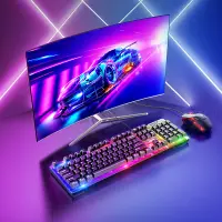 Hoco GM18 Luminous Wired Keyboard and Mouse Set 104 Keys 800-1200 DPI Black