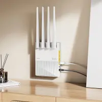 WiFi Router Hoco HI31 Wifi5 1200Mbps 2.4GHz 4 x 5dBi White