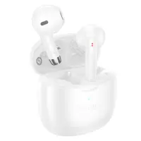 Wireless Hands Free Hoco EW201 Graceful V.5.3 320mAh Compatible with Master/Slave Switch and 4h Talk Time Frost White