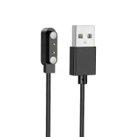 Magnetic Charger Hoco for Y25 Smart Sports Watch Black Magnet Distance: 16mm Pin Distance: 5mm