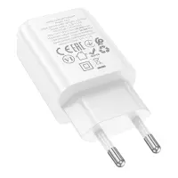 Travel Charger Hoco N62 Gentle Single Port GaN USB-C Quick Charge PD30W 5V 3.0A White