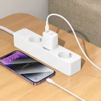 Travel Charger Borofone BN26 Fuente GaN USB-C PD20W Mini Size White