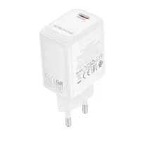 Travel Charger Mini Size Borofone BN28 Fuente GaN USB-C PD30W White