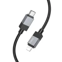 Cable Hoco X110 Honorific USB-C to Lightning 27W Braided Black 1m