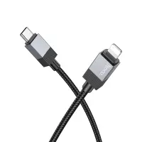 Cable Hoco X110 Honorific USB-C to Lightning 27W Braided Black 1m