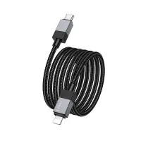 Cable Hoco X110 Honorific USB-C to Lightning 27W Braided Black 1m