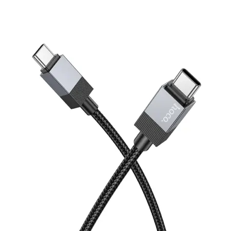 Cable Hoco X110 Honorific USB-C to USB-C 60W Braided Black 1m