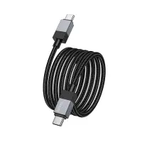 Cable Hoco X110 Honorific USB-C to USB-C 60W Braided Black 1m