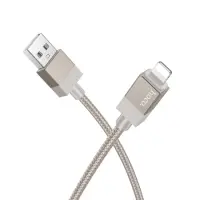 Cable Hoco X110 Honorific USB-A  to Lightning 2.4A Braided Gold 1m