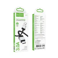 Cable Hoco X110 Honorific USB-A to USB-C 3A  Braided Black 1m