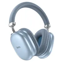 Wireless Stereo Headphone Hoco W35 Max Joy v5.3 800mAh with Micro SD and AUX ports Sky Blue