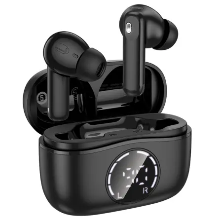 Wireless Hands Free Hoco EQ22 Singer TWS V5.4 400mAh with 7h Talk Time and Master/Slave Switching ANC+ENC Black