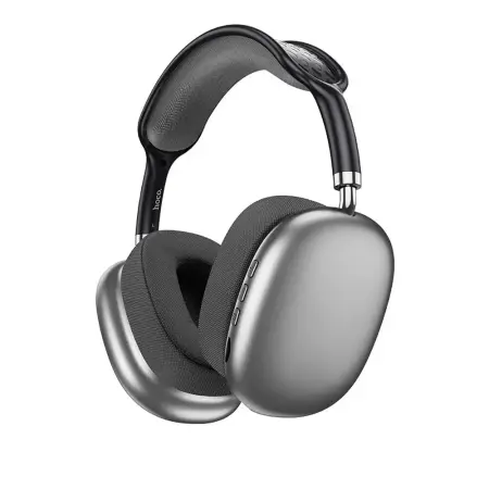 Wireless Stereo Headphone Hoco. ESD15 Max Shadow V5.3 400mAh ANC with Micro SD, Microphone and AUX ports Space Grey