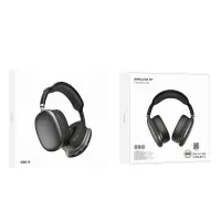 Wireless Stereo Headphone Hoco. ESD15 Max Shadow V5.3 400mAh ANC with Micro SD, Microphone and AUX ports Space Grey