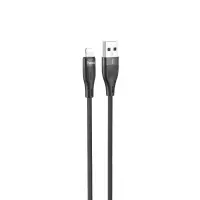 Cable Hoco DU45 Sturdy USB-A  to Lightning 3A Black 1m