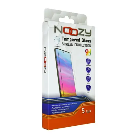 Tempered Glass Noozy 9H 0.33mm for Apple iPhone 15 iPhone 16 Full Glue Set 5Pcs
