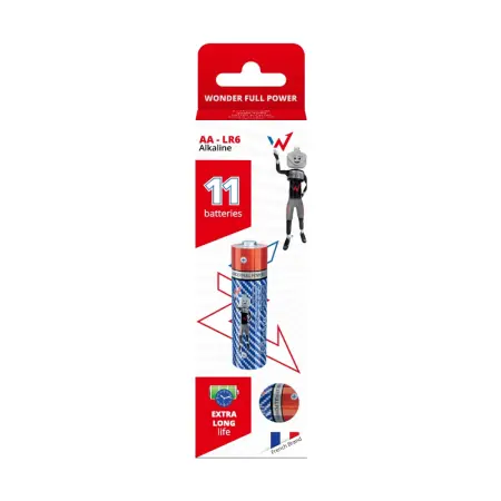 Battery Alkaline Wonder Full Power LR6 size AA 1.5V Pcs. 11
