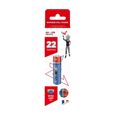 Battery Alkaline Wonder Full Power LR6 size AA 1.5V Pcs. 22