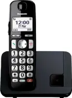 Panasonic KX-TGE250 EU Cordless Phone with Call Reject Button and Speaker Phone Black