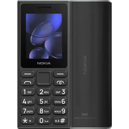 Nokia 105 (2024) Dual Sim 2" Black
