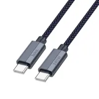 Cable Hoco U134 Primero USB-C to USB-C 5.0A 240W Braided Dark Blue 1.8m