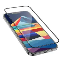 Tempered Glass Hoco A12 Plus Nano 3D Full Screen Edges Protection 9H for Apple iPhone 16 Plus 15 Plus