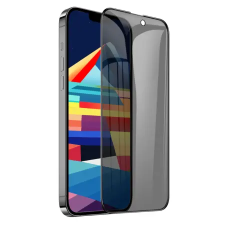Tempered Glass Hoco A12 Pro Edge Protection 28 Decree Privacy Angle Apple iPhone 15 Plus 16 Plus
