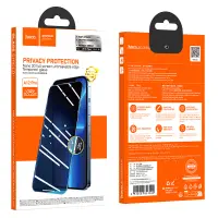 Tempered Glass Hoco A12 Pro Edge Protection 28 Decree Privacy Angle Apple iPhone 15 Plus 16 Plus