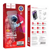 Tempered Glass Hoco Premium Series G15 0.33mm 30 Degrees Privacy Angle για Apple iPhone 17 16 Pro Set 10 pcs