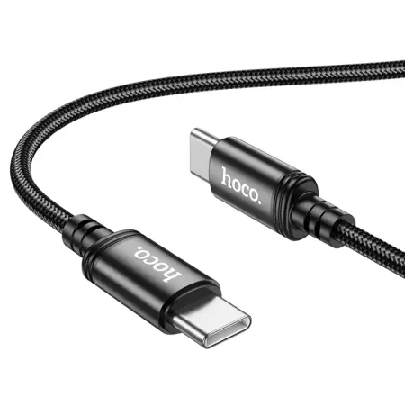 Cable Hoco X89 Wind USB-C to USB-C 60W Braided Black 1m