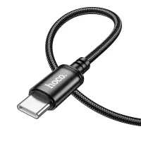 Cable Hoco X89 Wind USB-C to USB-C 60W Braided Black 1m