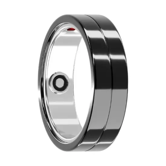 Smart Ring Maxcom mRing MR100 No.11 (Inside Diameter 20.7mm) IP68 with Heart Rate and Sleep Monitoring Black
