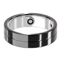 Smart Ring Maxcom mRing MR100 No.11 (Inside Diameter 20.7mm) IP68 with Heart Rate and Sleep Monitoring Black