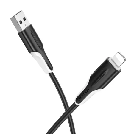 Cable Borofone BX119 USB to Lightning 2.4A Black 1m