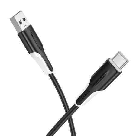 Cable Borofone BX119 USB to USB-C 3A Black 1m