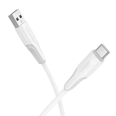 Cable Borofone BX119 USB to USB-C 3A White 1m