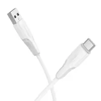 Cable Borofone BX119 USB to USB-C 3A White 1m