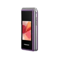 Maxcom MM835(Dual Sim) 3.5"+ 2.4” with Camera, Flashlight, Radio and Emergency Button Purple