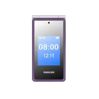 Maxcom MM835(Dual Sim) 3.5"+ 2.4” with Camera, Flashlight, Radio and Emergency Button Purple