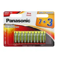 Battery Panasonic Alcaline Pro Power LR03 size AAA 1.5V Pcs. 10