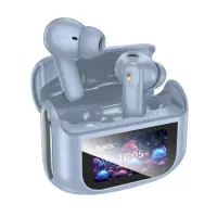 Wireless Hands Free Hoco EQ21 Sandy 400mAh v5.4 with ANC ENC TWS 7h Talk Time and Touch Screen Blue
