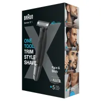 Rechargeable Trimmer Braun XT5110 Suitable for Face and Body 5+1 4D