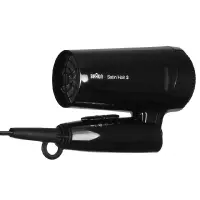 Hair Dryer Braun HD350 Satin Hair 3 Style & Go 1600W 2 Heating Levels Black