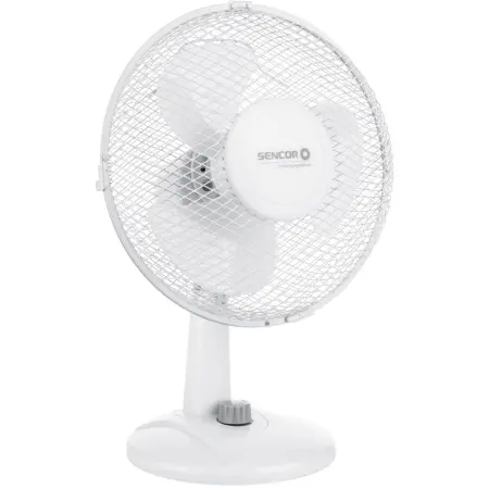 Desktop Fan Sencor SFE 2327WH 30W Diameter 23cm with 2 Speeds and Horizontal Rotation of 90° White