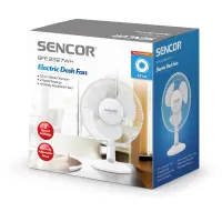 Desktop Fan Sencor SFE 2327WH 30W Diameter 23cm with 2 Speeds and Horizontal Rotation of 90° White