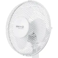 Desktop Fan Sencor SFE 2327WH 30W Diameter 23cm with 2 Speeds and Horizontal Rotation of 90° White