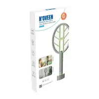 N'oveen IKN145 Electric Insect Killer 4W UV Light 30m² 2 in 1 with Rechargeable Battery 1200mAh Grey-Green