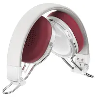Wireless Foldable Headphones Hi-Fi Acefast H7 500mAh v5.4 35db ANC IP54 Fast Charge Pearl White with 7-Colors Memory Foam Earmuffs and Storgae Bag