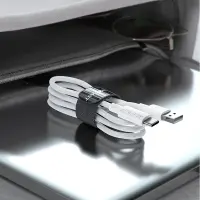 Data Cable Acefast C18-04 USB-A  to USB-C 3A Fast Charge USB2.0 Braided White 1.2m